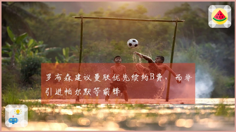 罗布森建议曼联优先续约B费，而非引进帕尔默等前锋